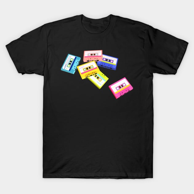 Cassette Tape 1980s 80s T-Shirt by genomilo